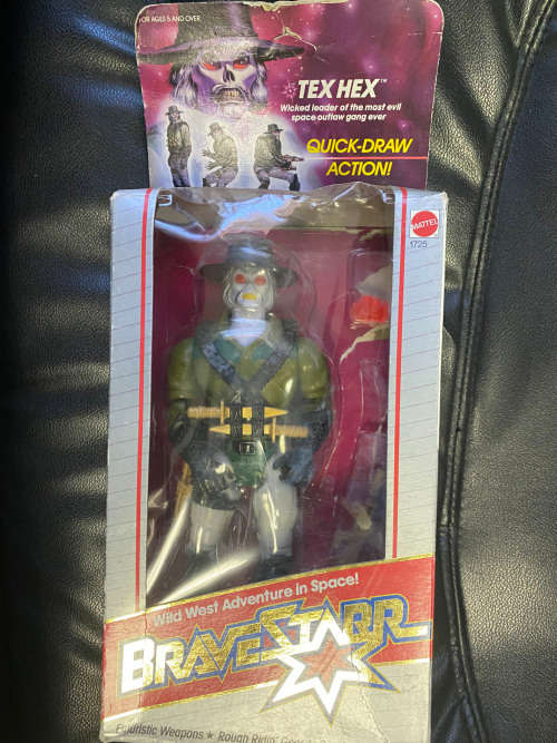 BraveStarr 1986 Tex Hex Vintage Figure